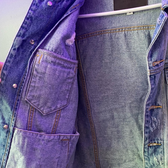 Medium Guess Ripped Jean Jacket - Picture 4 of 4